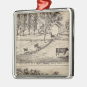 Orwellヴァーモントの標準的な農場 メタルオーナメント (左)