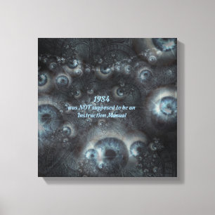 Orwell 1984のお兄さんのテーマのキャンバスの印刷物 キャンバスプリント
