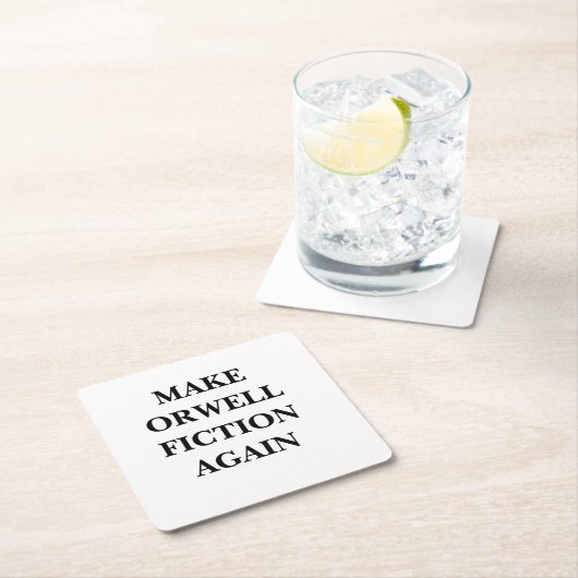 Orwell Message四角い紙の厚紙コースターパック スクエアペーパーコースター (インサイチュ)
