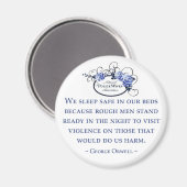 Orwell w/NPWAロゴマグネット マグネット (正面/裏面)