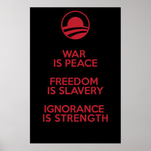 Orwellian / Obamian definitions ポスター