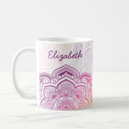Oryn Mandala 11 oz. Personalized Mug コーヒーマグカップ