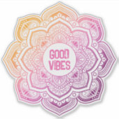 Oryn Mandala Custom-Cut Vinyl Sticker シール (正面)