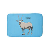 Oryx cartoon illustration バスマット (正面)