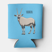 Oryx cartoon illustration 缶クーラー (正面)