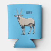 Oryx cartoon illustration 缶クーラー (裏面)