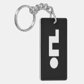 ORZ絵文字Kaomoji Emoji キーホルダー (正面左)