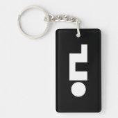 ORZ絵文字Kaomoji Emoji キーホルダー (正面)