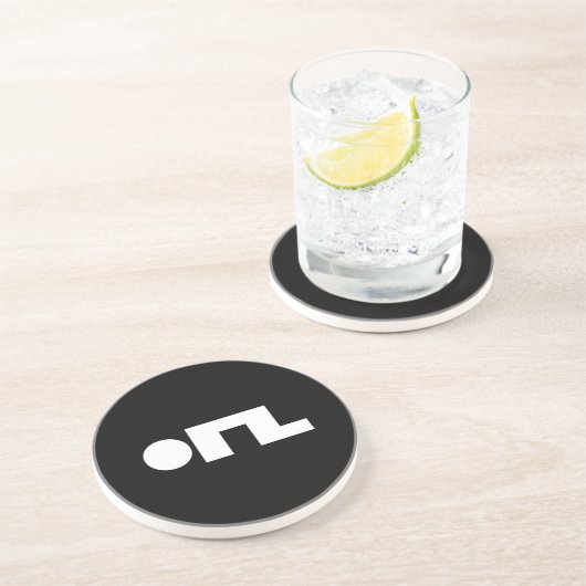 ORZ絵文字Kaomoji Emoji コースター (側面)