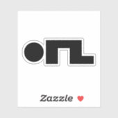 ORZ絵文字Kaomoji Emoji シール (シート)