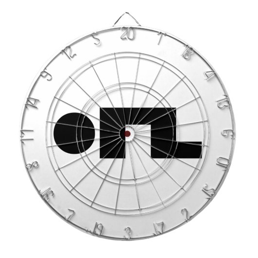 ORZ絵文字Kaomoji Emoji ダーツボード (正面)