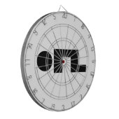 ORZ絵文字Kaomoji Emoji ダーツボード (正面左)