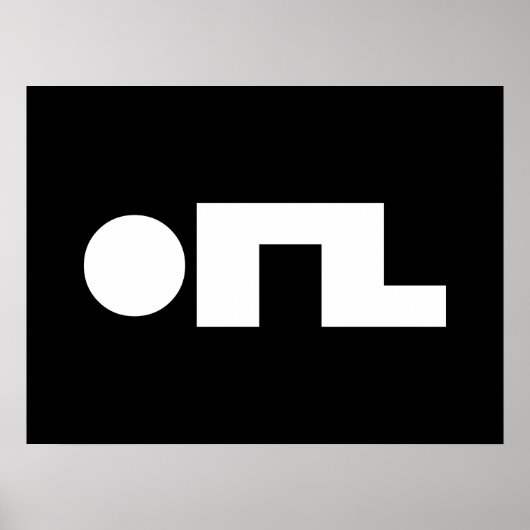 ORZ絵文字Kaomoji Emoji ポスター (正面)