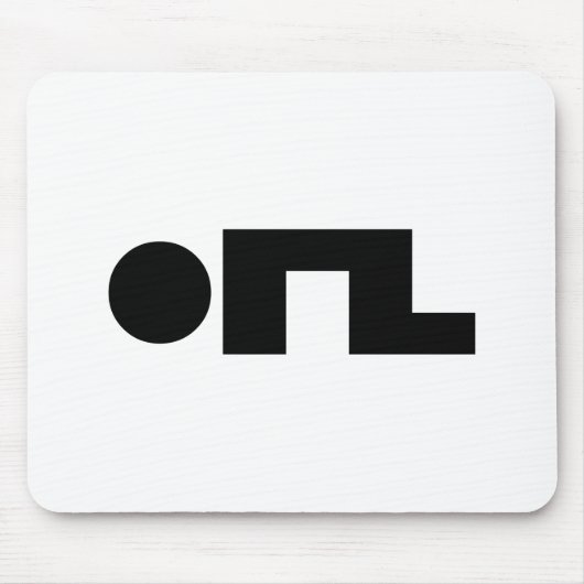 ORZ絵文字Kaomoji Emoji マウスパッド (正面)