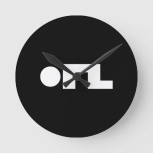 ORZ絵文字Kaomoji Emoji ラウンド壁時計
