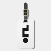 ORZ絵文字Kaomoji Emoji ラゲッジタグ (正面縦)