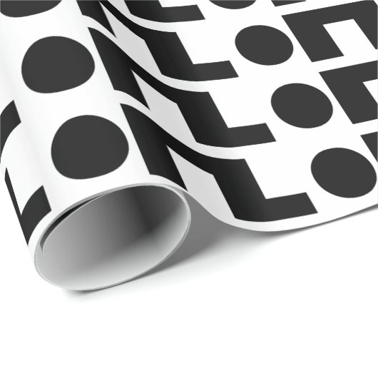 ORZ絵文字Kaomoji Emoji ラッピングペーパー (ロールコーナー)