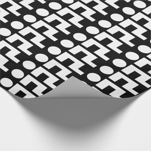 ORZ絵文字Kaomoji Emoji ラッピングペーパー (角)