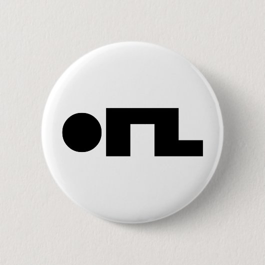 ORZ絵文字Kaomoji Emoji 缶バッジ (正面)