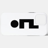 ORZ顔文字 エモーティコン Case-Mate iPhoneケース (裏面 (横))
