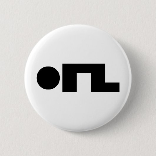 ORZ Emoticon カオモジ絵文字 缶バッジ (正面)