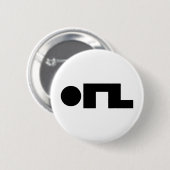 ORZ Emoticon カオモジ絵文字 缶バッジ (正面&裏面)