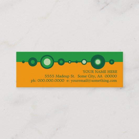 OSの スキニー名刺 (正面)