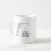 osのqueのamei… コーヒーマグカップ (正面左)