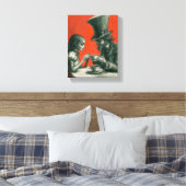 Os Melhores Planos São os que Não Fazem Sentido キャンバスプリント (インサイチュ (寝室))