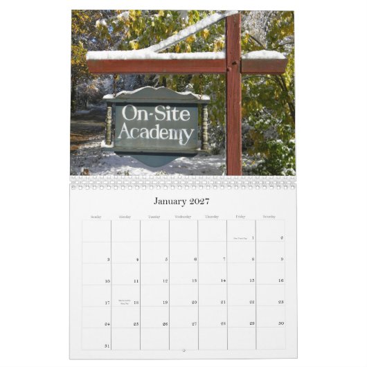 OSAのカレンダー カレンダー (1月 2027)