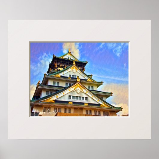 Osaka Castle ポスター (正面)