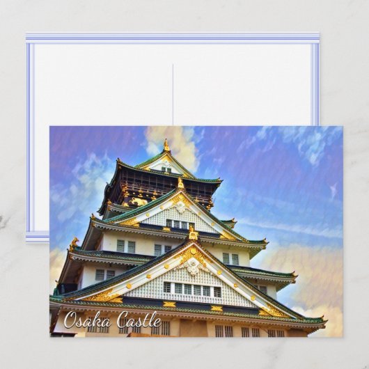 Osaka Castle: Flat Card (正面/裏面)