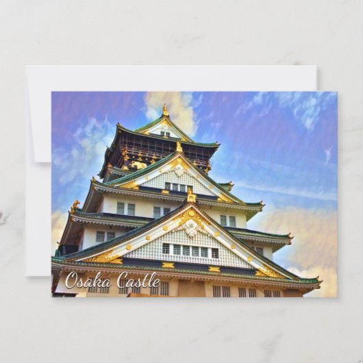 Osaka Castle: Flat Card (正面)