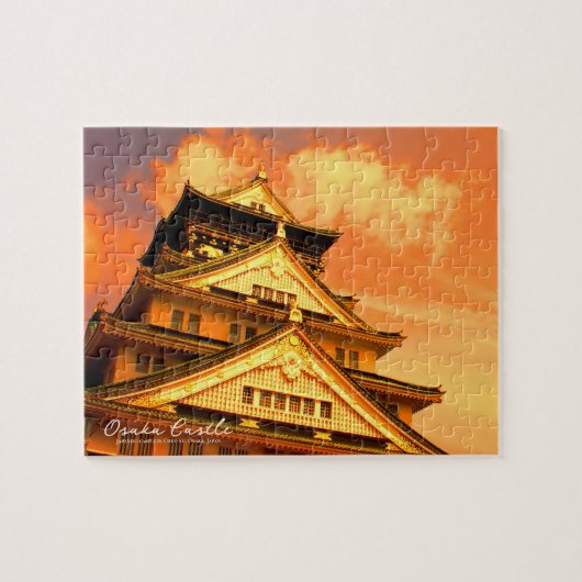 Osaka Castle (Sunset ver.) ジグソーパズル (横)