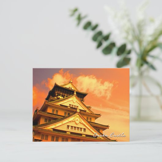 Osaka Castle (Sunset ver.) ポストカード (スタンド正面)