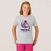 Osaka Japan Cherry Blossoms Tシャツ (正面フル)