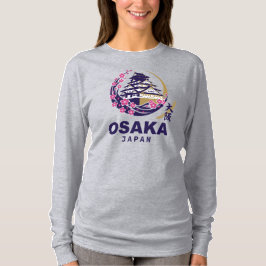 Osaka Japan Cherry Blossoms Tシャツ