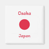 Osaka Japan Flag  マグネット (正面)