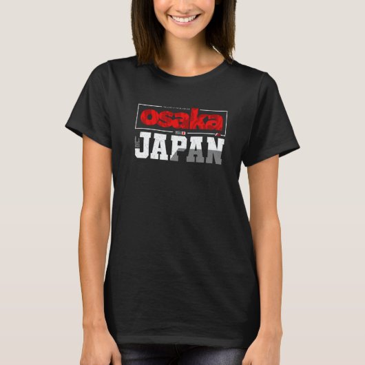Osaka Japan   Tシャツ (正面)