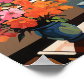 Osaka Travel City Wall Art Painting Aesthetic ポスター (角)