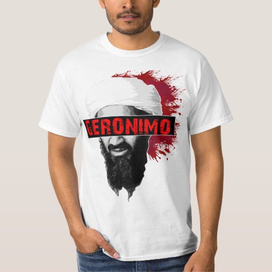 Osama Geronimoの赤 Tシャツ (正面)