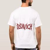 OSAVICH「SAVAGE Style」 Tシャツ (裏面)