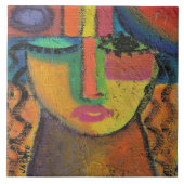 OSBで頼抽象芸術ア絵画クリルを使用しない タイル (正面)