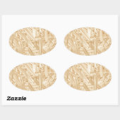 OSBパターンチップボードの改修 楕円形シール (シート)