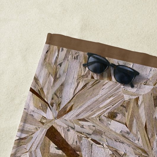 OSB建築合板シーティングプリントオン大 ビーチタオル (インサイチュ)