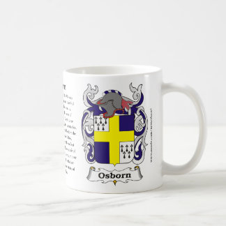 Osborn、起源、意味および頂上 コーヒーマグカップ