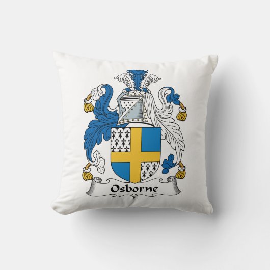 Osborneの家紋 クッション (正面)