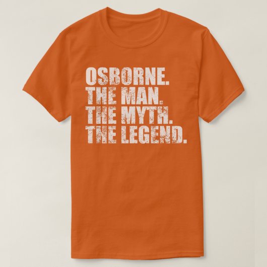 OsborneOsborne姓Osborne姓Osbor Tシャツ (デザイン正面)