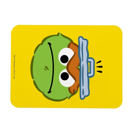 Oscar Angry Face マグネット (横)