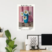 Oscar Ghiglia Floral Art Exhibition Poster ポスター (ホームオフィス)